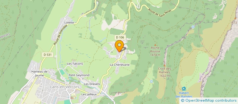 localisation de l'entreprise MONSIEUR LIONEL REVIL  LANS-EN-VERCORS