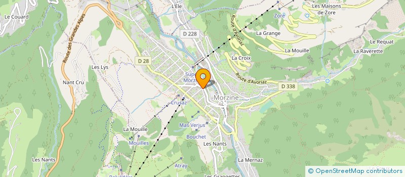 localisation de l'entreprise MONSIEUR LIONEL REYMOND  MORZINE