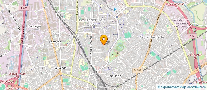 localisation de l'entreprise MONSIEUR LIONEL RIBA  TOULOUSE