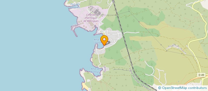 localisation de l'entreprise MONSIEUR LIONEL RICHARD  MARTIGUES