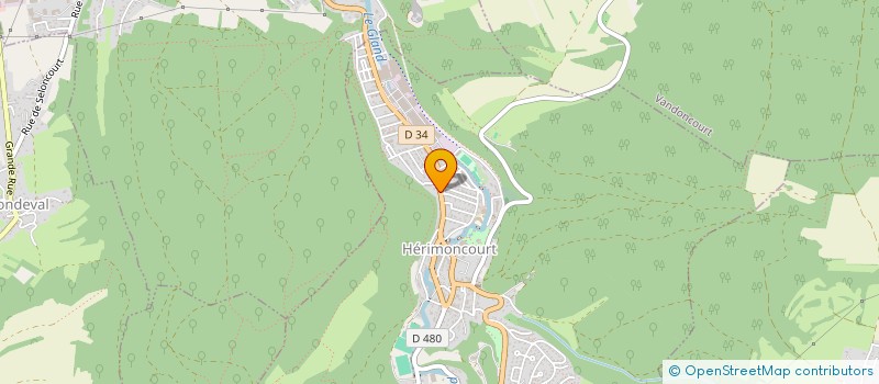 localisation de l'entreprise MONSIEUR LIONEL RICHERT  HERIMONCOURT