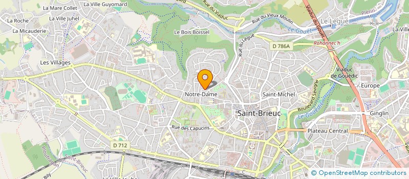 localisation de l'entreprise MONSIEUR LIONEL RICHEUX à SAINT-BRIEUC