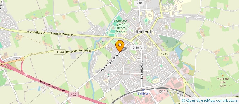 localisation de l'entreprise MONSIEUR LIONEL RIQUIER à BAILLEUL