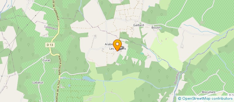 localisation de l'entreprise MONSIEUR LIONEL ROBIN  SALLEBUF