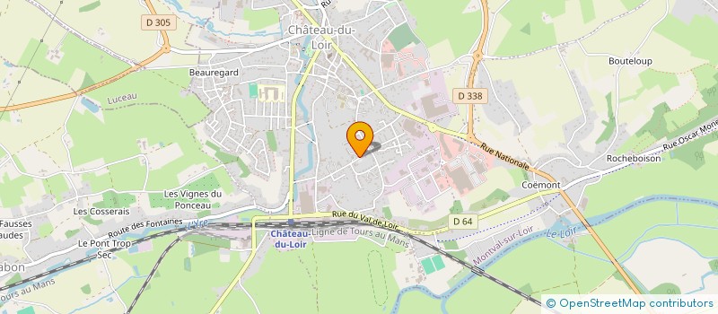 localisation de l'entreprise MONSIEUR LIONEL ROBIO  MONTVAL-SUR-LOIR