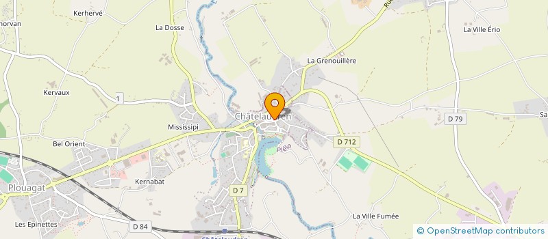 localisation de l'entreprise MONSIEUR LIONEL ROCABOIS  CHATELAUDREN-PLOUAGAT