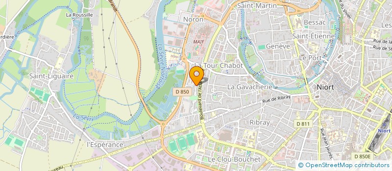 localisation de l'entreprise MONSIEUR LIONEL RODRIGUES  NIORT