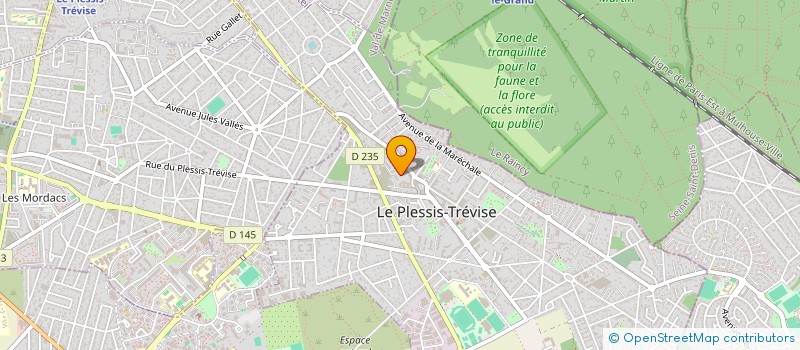 localisation de l'entreprise MONSIEUR LIONEL RODRIGUES  LE PLESSIS-TREVISE