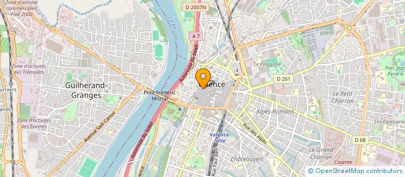 localisation de l'entreprise MONSIEUR LIONEL ROLINEAU à VALENCE