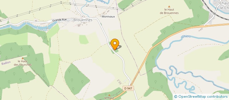localisation de l'entreprise MONSIEUR LIONEL RONDOT à BROUENNES