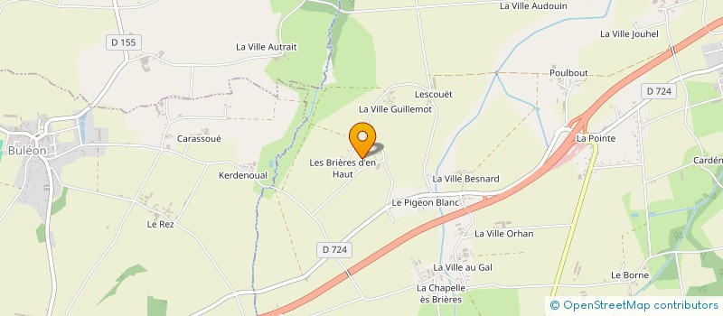 localisation de l'entreprise MONSIEUR LIONEL ROSELIER  GUEGON