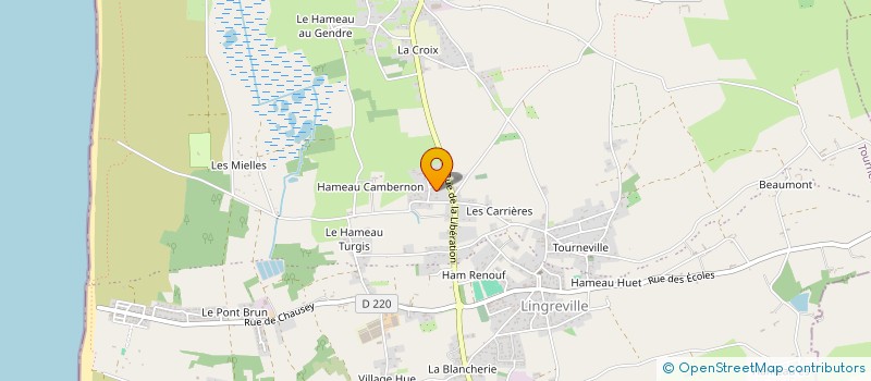 localisation de l'entreprise MONSIEUR LIONEL ROSSE à TOURNEVILLE-SUR-MER