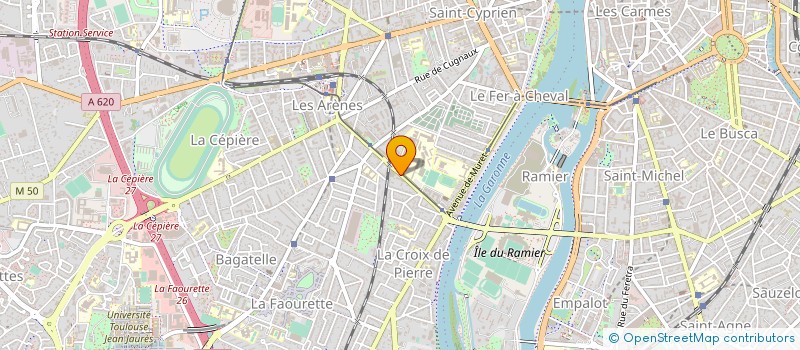 localisation de l'entreprise MONSIEUR LIONEL ROUGE à TOULOUSE