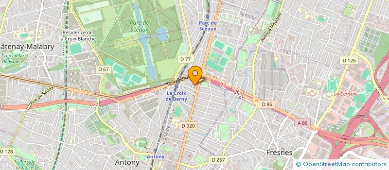 localisation de l'entreprise MONSIEUR LIONEL ROURE à ANTONY