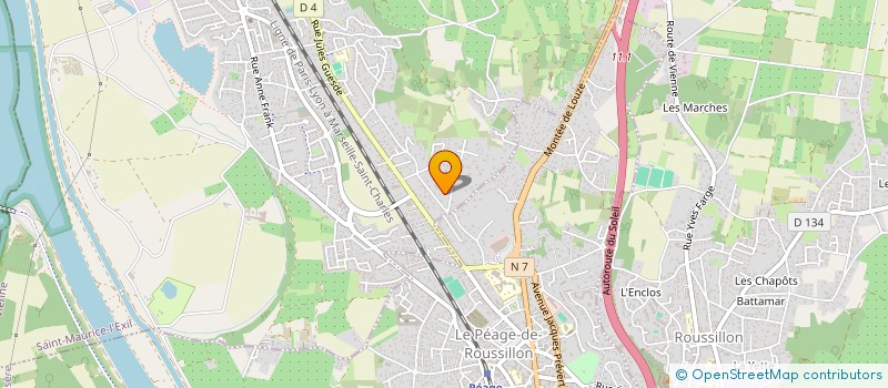 localisation de l'entreprise MONSIEUR LIONEL ROURE  SAINT-MAURICE-L'EXIL