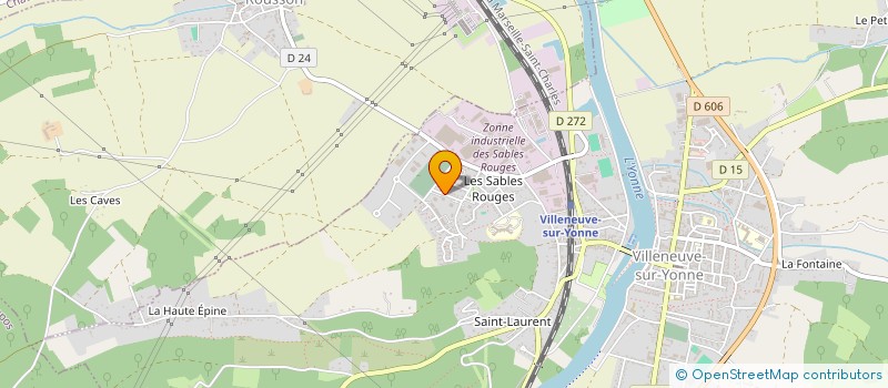 localisation de l'entreprise MONSIEUR LIONEL ROY à VILLENEUVE-SUR-YONNE