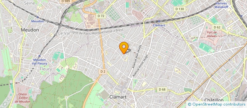 localisation de l'entreprise MONSIEUR LIONEL ROY à CLAMART