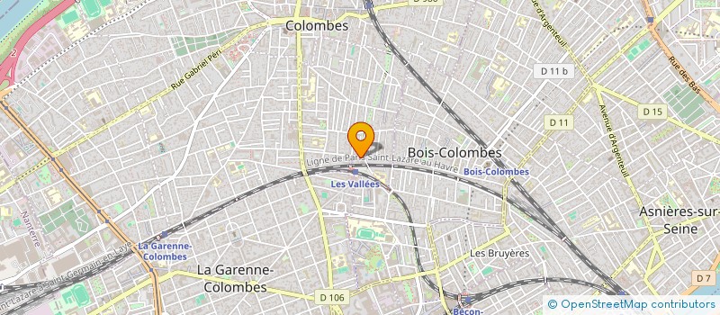 localisation de l'entreprise MONSIEUR LIONEL ROYER à COLOMBES