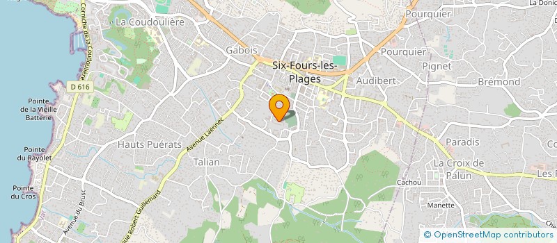 localisation de l'entreprise MONSIEUR LIONEL ROYER à SIX-FOURS-LES-PLAGES