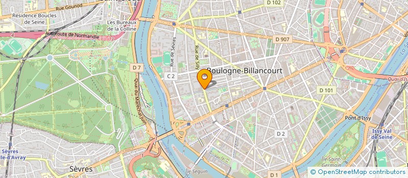 localisation de l'entreprise MONSIEUR LIONEL ROZENBLUM  BOULOGNE-BILLANCOURT