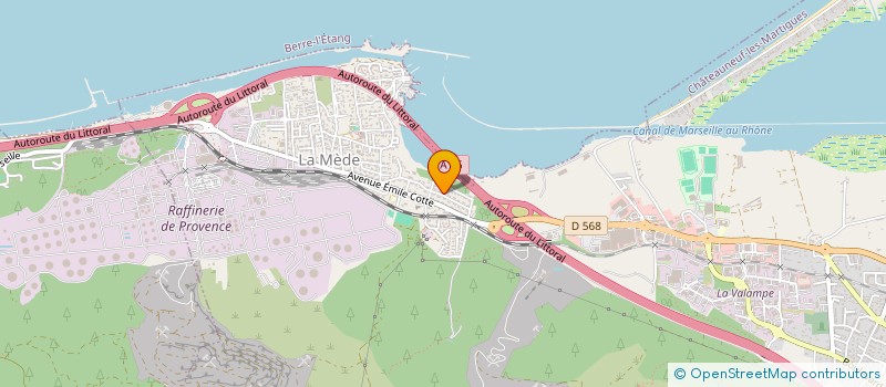 localisation de l'entreprise MONSIEUR LIONEL RUBIO  CHATEAUNEUF-LES-MARTIGUES