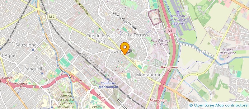 localisation de l'entreprise MONSIEUR LIONEL RUOZZI à TOULOUSE