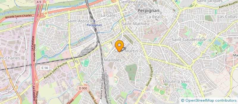 localisation de l'entreprise MONSIEUR LIONEL SABBI  PERPIGNAN