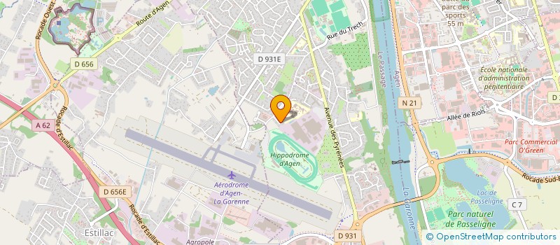 localisation de l'entreprise MONSIEUR LIONEL SAILHAN  LE PASSAGE