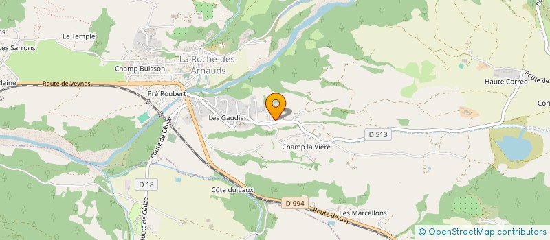 localisation de l'entreprise MONSIEUR LIONEL SALIOU à LA ROCHE-DES-ARNAUDS