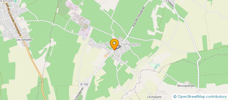 localisation de l'entreprise MONSIEUR LIONEL SAUVAGET à ANGEAC-CHAMPAGNE