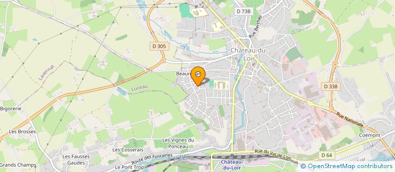 localisation de l'entreprise MONSIEUR LIONEL SAVATIER  MONTVAL-SUR-LOIR