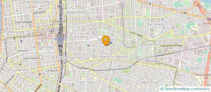 localisation de l'entreprise MONSIEUR LIONEL SCHARTNER  LYON