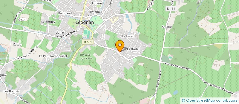 localisation de l'entreprise MONSIEUR LIONEL SEGRESTE  LEOGNAN