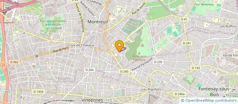 localisation de l'entreprise MONSIEUR LIONEL SELABOY à MONTREUIL