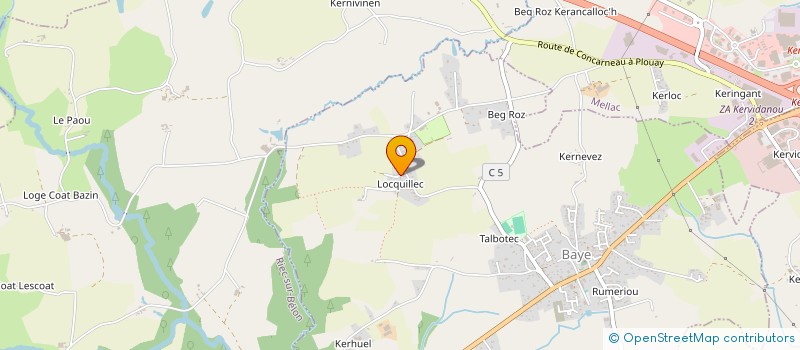 localisation de l'entreprise MONSIEUR LIONEL SELLIN  BAYE