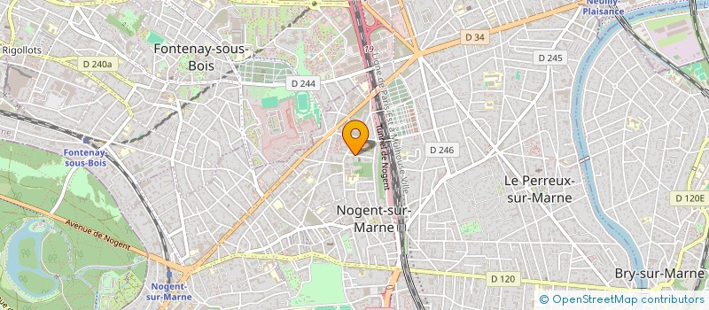 localisation de l'entreprise MONSIEUR LIONEL SERVE à NOGENT-SUR-MARNE