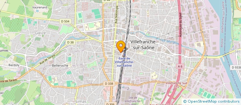 localisation de l'entreprise MONSIEUR LIONEL SILVY  VILLEFRANCHE-SUR-SAONE