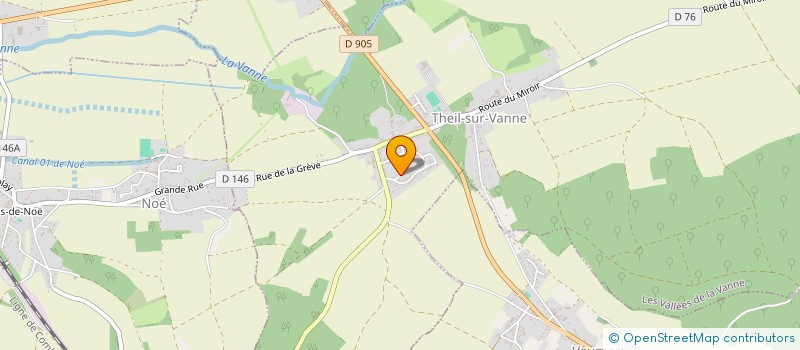 localisation de l'entreprise MONSIEUR LIONEL SIMON  VAUDEURS