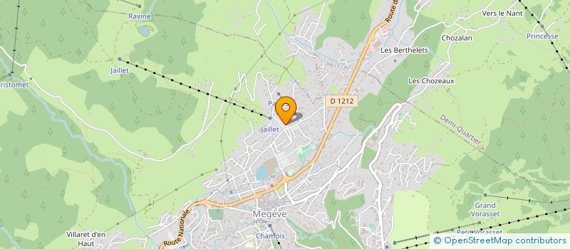 localisation de l'entreprise MONSIEUR LIONEL SOCQUET  MEGEVE