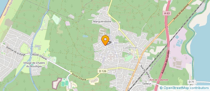 localisation de l'entreprise MONSIEUR LIONEL SORRAING  LABENNE