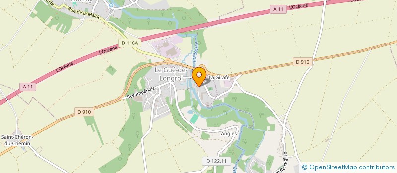 localisation de l'entreprise MONSIEUR LIONEL SOULET à LE GUE-DE-LONGROI