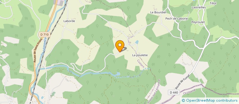 localisation de l'entreprise MONSIEUR LIONEL SOUSSIEL  CUZORN