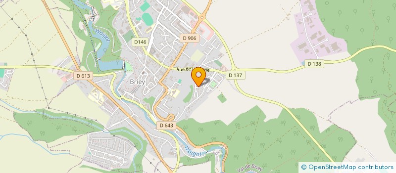 localisation de l'entreprise MONSIEUR LIONEL SPINNER  VAL DE BRIEY