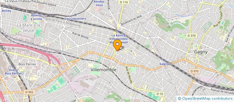 localisation de l'entreprise MONSIEUR LIONEL STANISLAS  VILLEMOMBLE