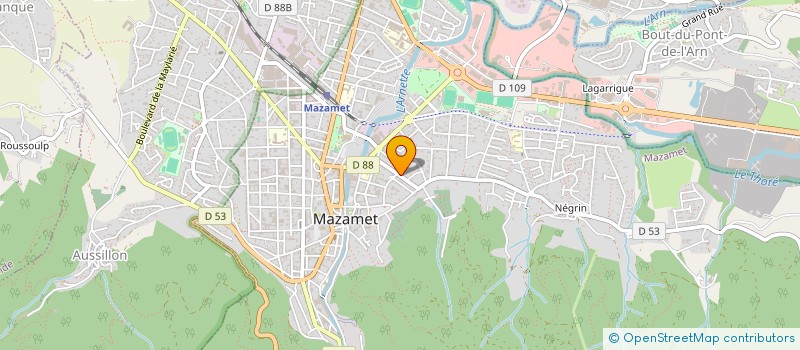 localisation de l'entreprise MONSIEUR LIONEL STICKEL  MONTREDON-LABESSONNIE