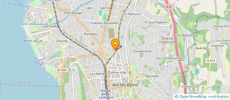 localisation de l'entreprise MONSIEUR LIONEL STRUB à AIX-LES-BAINS