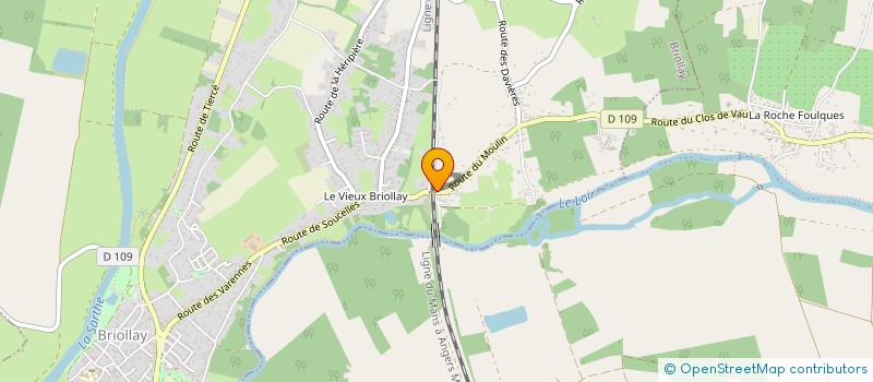 localisation de l'entreprise MONSIEUR LIONEL SUBILEAU à BRIOLLAY