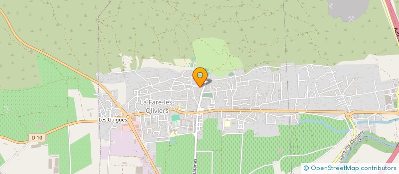 localisation de l'entreprise MONSIEUR LIONEL TAISSON  LA FARE-LES-OLIVIERS