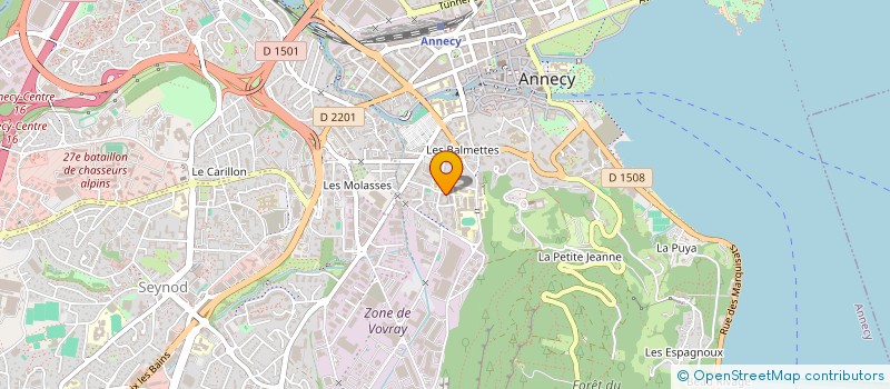 localisation de l'entreprise MONSIEUR LIONEL TAMISIER à ANNECY
