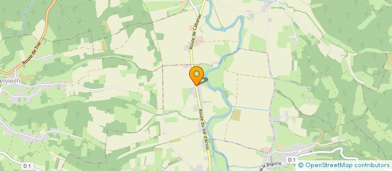 localisation de l'entreprise MONSIEUR LIONEL TARDOS  CABANAC